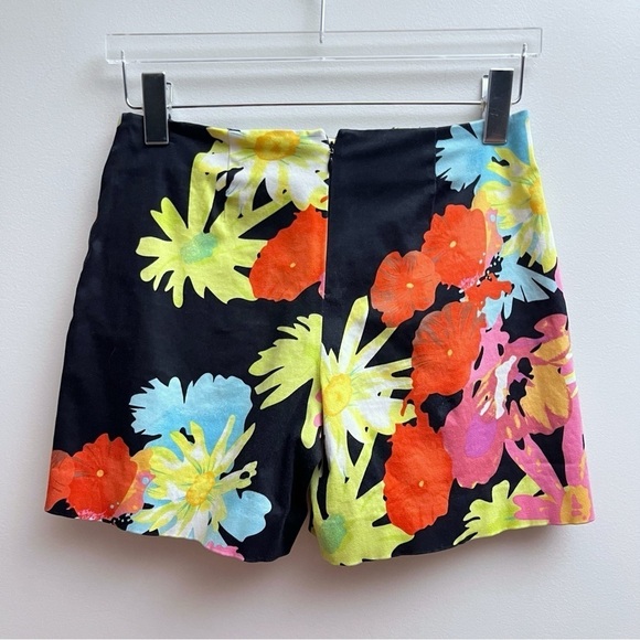 Cache Tropical Floral Print 90s Y2K Sporty Mini Skort Women’s Size 4 - Picture 5 of 8